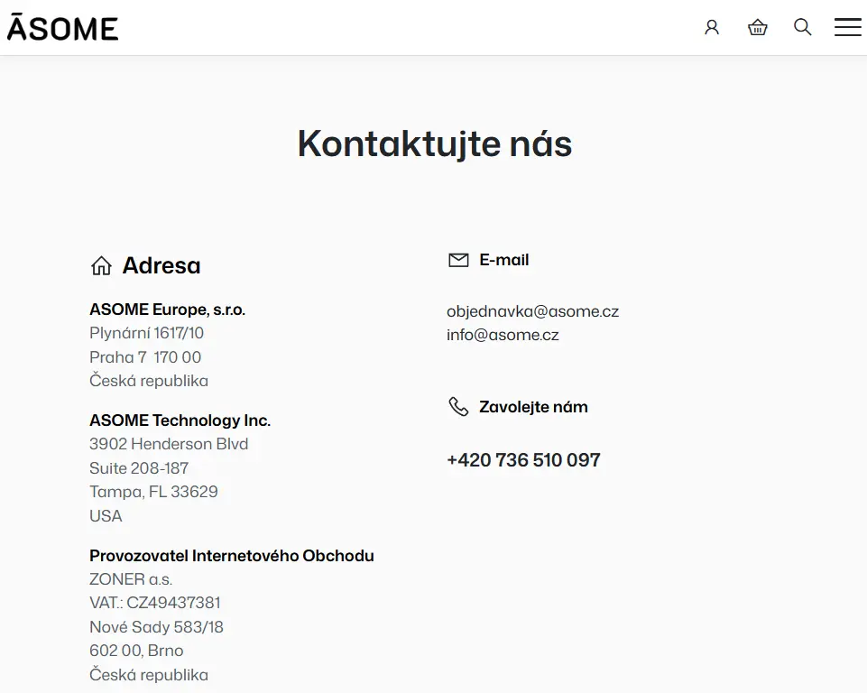 Jaké údaj euvádět na webu e-shopu