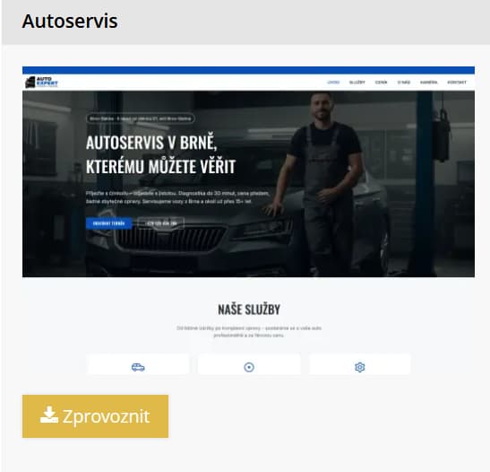 Původní způsob změny Profesní šablony