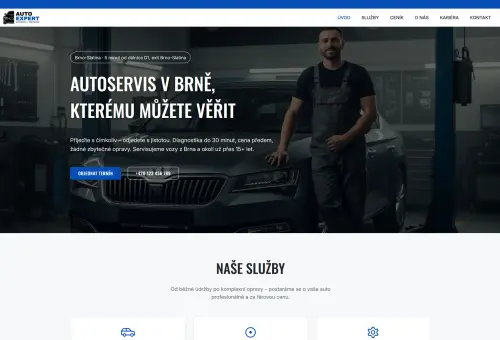 Šablona inPage - Autoservis