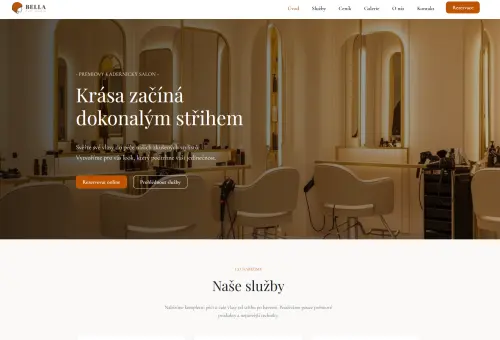 Šablona inPage - Vlasové studio