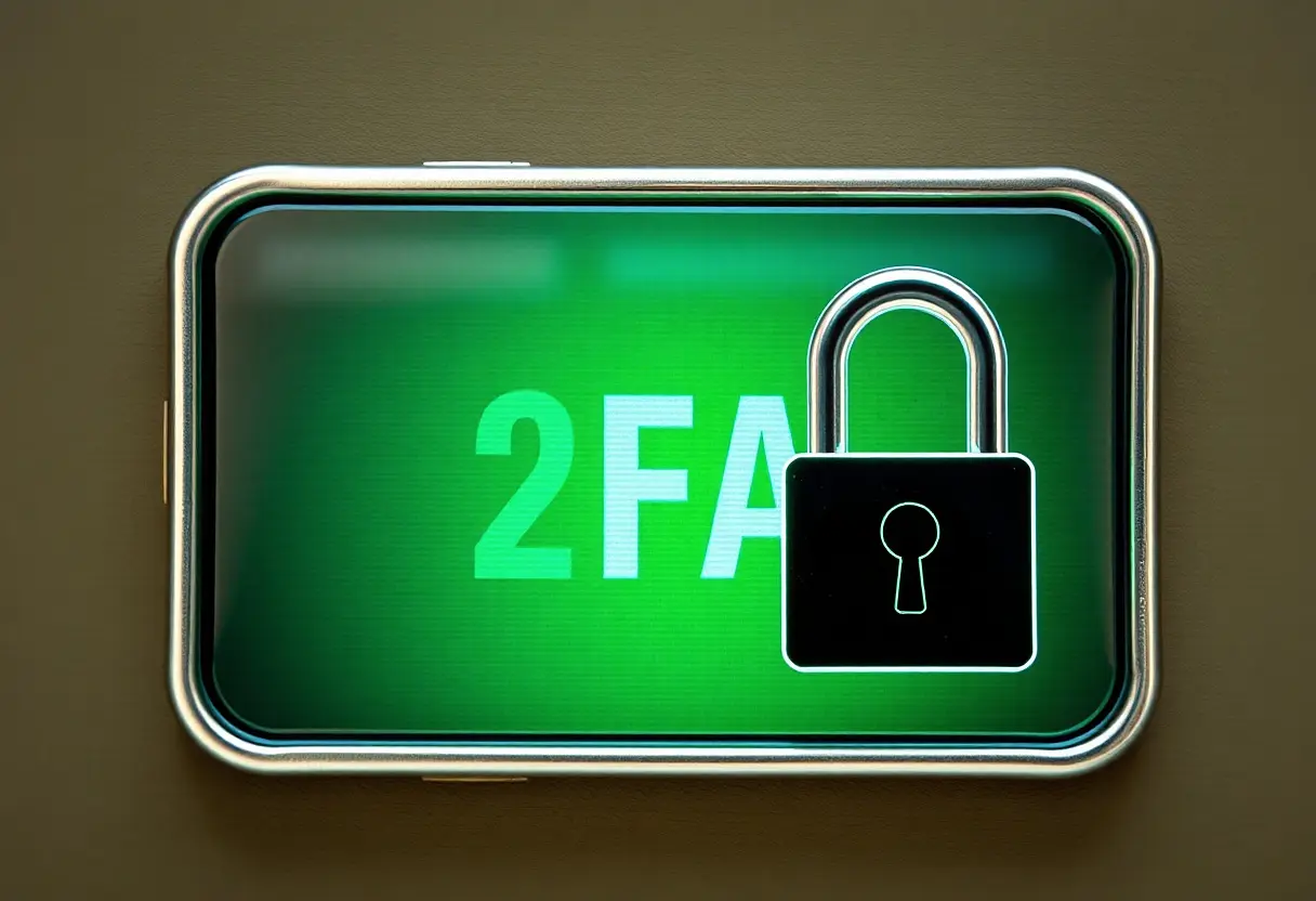 zapněte si 2FA pro přístup do administrace webu