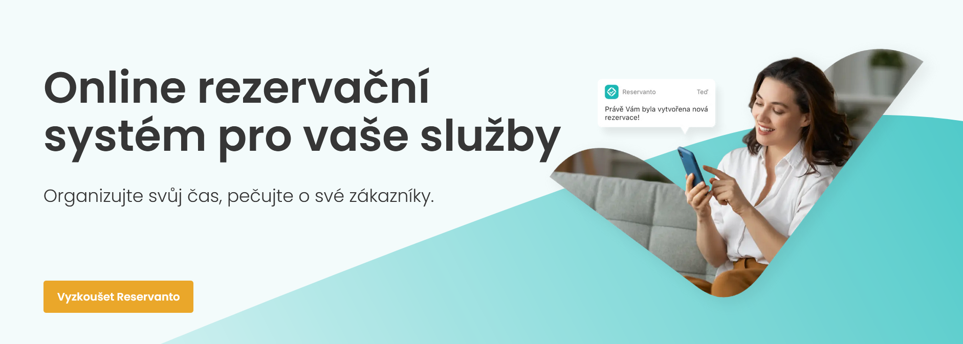 Přidejte si na web rezervační systém Reservanto